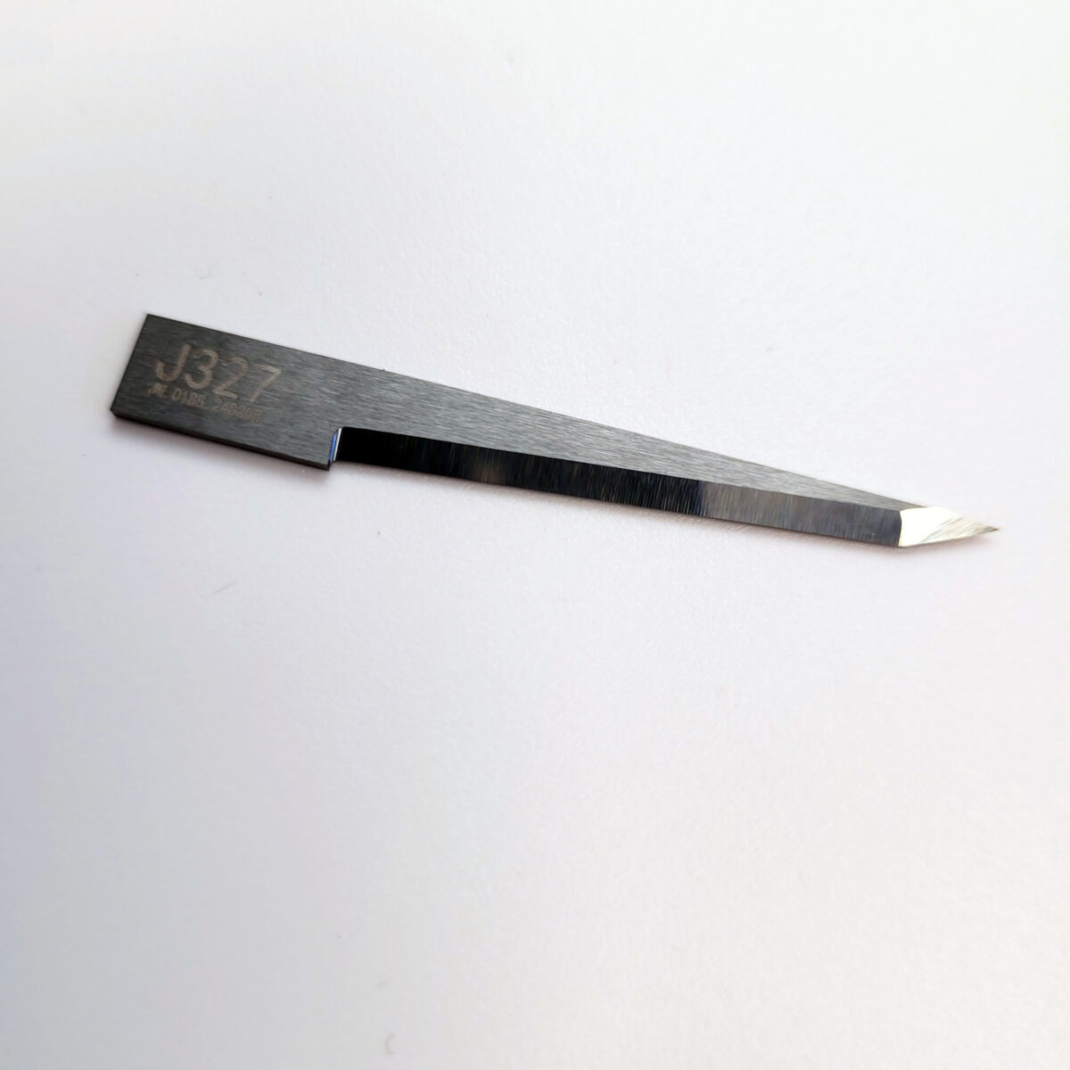 J327 Electronic Oscillating Tool Blade Specifications - Length 50mm, Width 6.35mm, Thickness 1mm, Max. Depth 35mm, Angle 6°