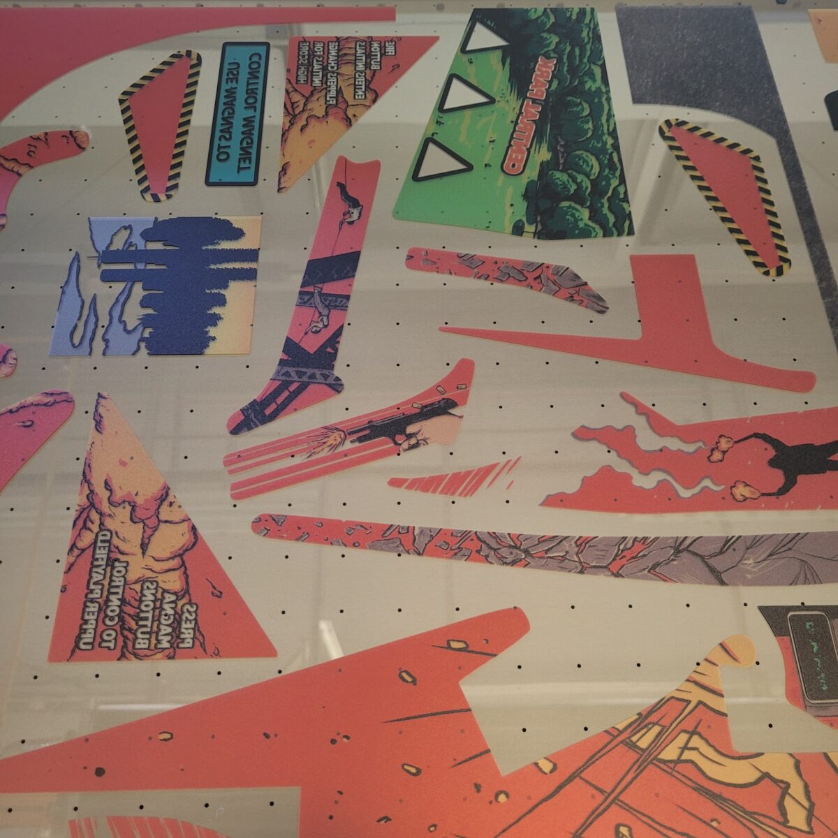 2mm polycarbonate, reverse printed