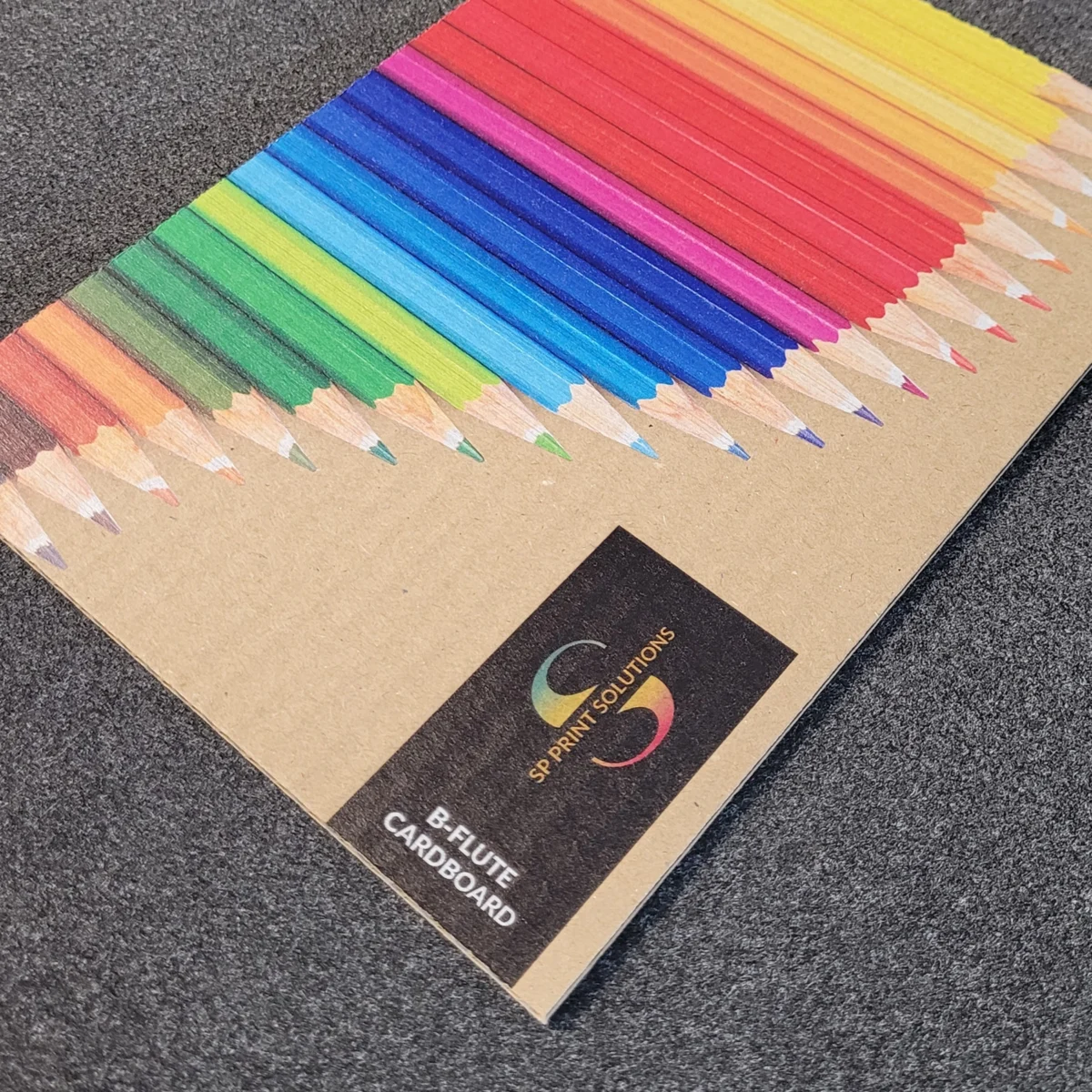 B-Flute Cardboard Sample