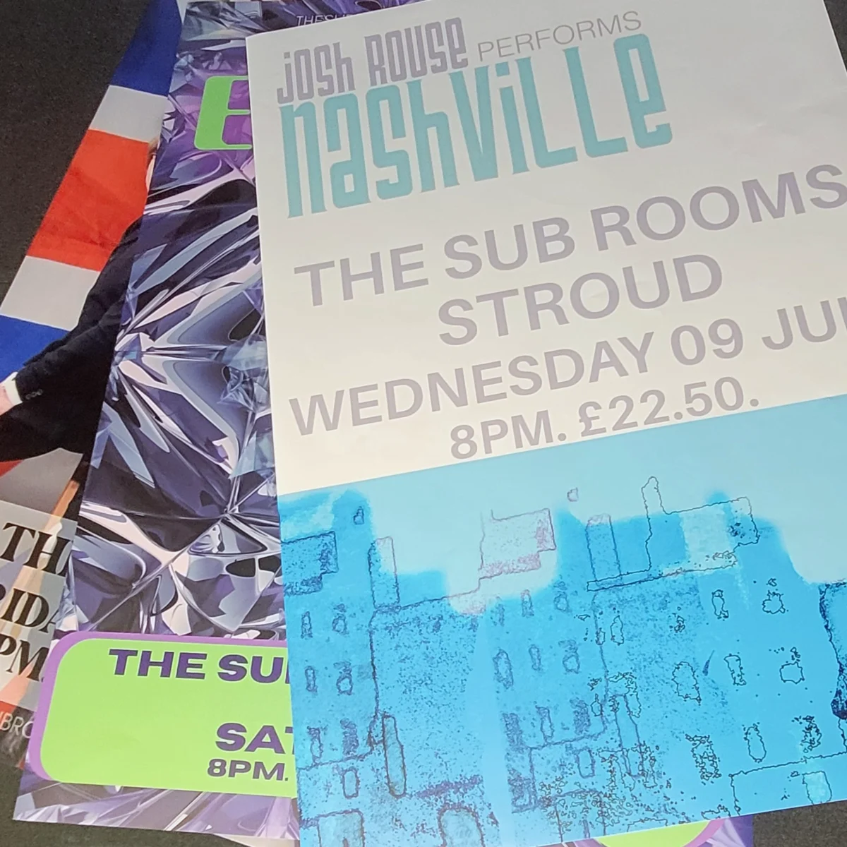 A variety of posters printed on 200gsm satin paper